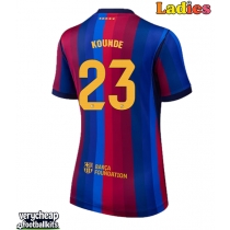 Barcelona Jules Kounde #23 Replica Home Shirt Ladies 2026-27 Short Sleeve